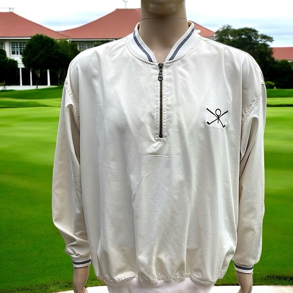 Akwa Men's Golf 1/4 Zip Windshirt Made in USA - Picture 6 of 16